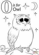 Letter O Is For Owl coloring Page  Free Printable Coloring Pages sketch template