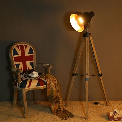 Havelock Retro Tripod Spotlight Floor Lamp | Light Atelier