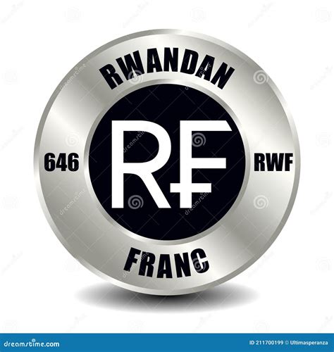 Rwandan franc RWF stock vector. Illustration of concept - 211700199