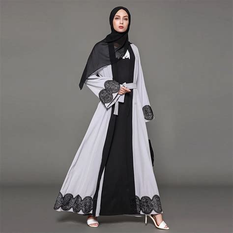 Muslim-Women-Lace-Abaya-Dubai-Maxi-Dress-Kaftan-Kimono-Long-Robe-Gowns ...