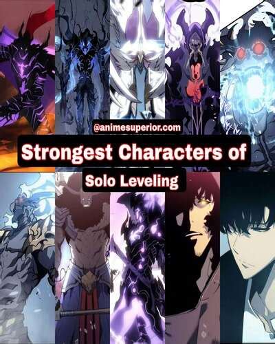 Top 40 Strongest Solo Leveling Characters Solo Leveling Power Scale ...