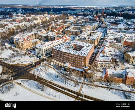 City center Cottbus with town hall Stock Photo - Alamy