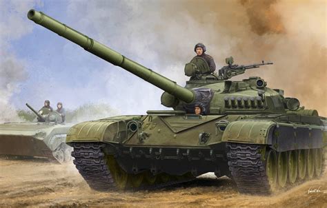 Wallpaper tank, USSR, Soviet, T-72, THE T-72A, BMP-1, the second generation, Tankers, the mass ...