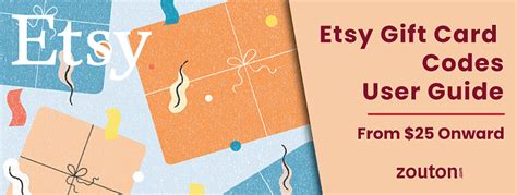 Etsy Gift Card Codes 2021 | Get Gift Cards From Just $25 | Latest Etsy ...