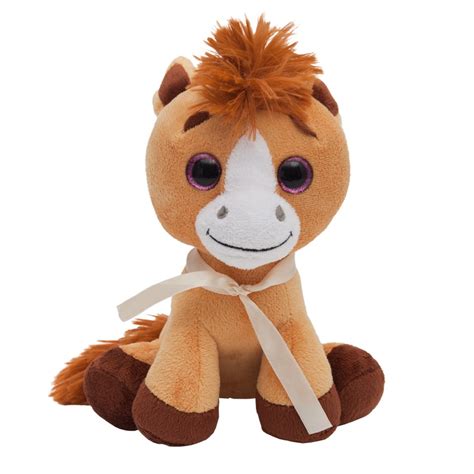 HORSE plush toy, brown | Promolog