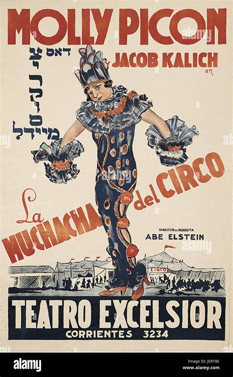 Yiddish theater poster for Molly Picon Stock Photo - Alamy