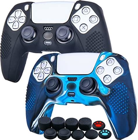 Amazon.com: YoRHa Studded Silicone Cover Skin Case for PS5 Controller x ...