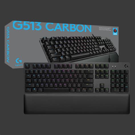 Customer Reviews: Logitech G513 Carbon Full-size Wired Mechanical GX ...