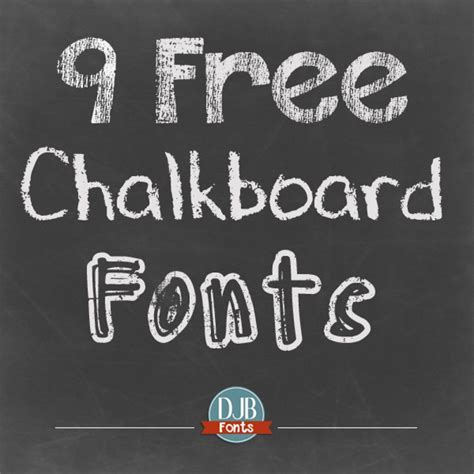 a chalkboard with the words free chalkboard font