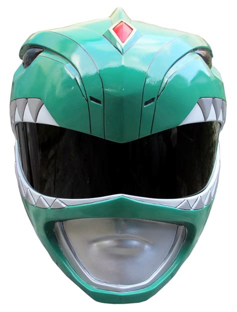 MMPR Green Ranger Helmet Render by RussJericho23.deviantart.com on ...