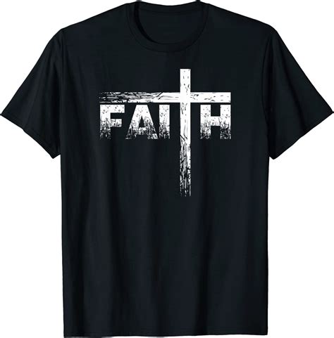 Christian Faith & Cross T-Shirt - Christian Faith T Shirts T-Shirt ...