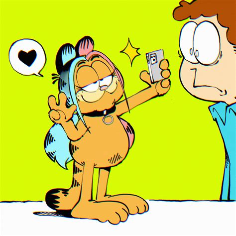 Andro on Twitter: "RT @creator_ant: Garfield’s e-girl era 💅 https://t.co/f1iYeapFQc" / Twitter