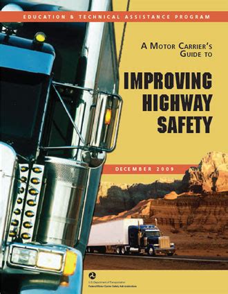 A Motor Carrier's Guide to Improving Highway Safety | Federal Motor Carrier Safety Administration