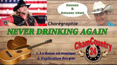 Never drinking again - Line dance (Dance & Teach Fr) - YouTube