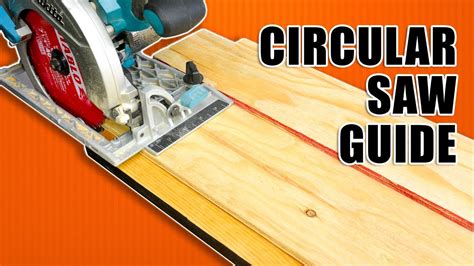 How to Make a Circular Saw Guide / Track Saw Guide - YouTube