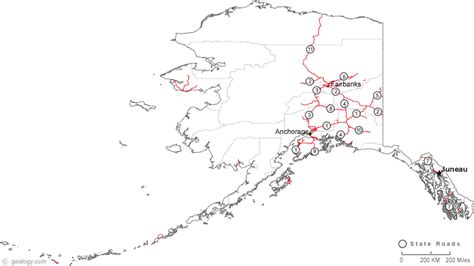 Map of Alaska