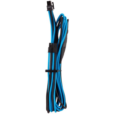 Corsair Premium Individually Sleeved Pro Cables Kit Type 4 Gen 4 - Blue ...