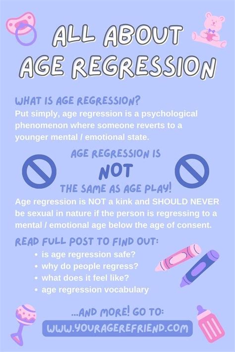 my age regression is caused by abuse, trauma and neglect throughout my ...