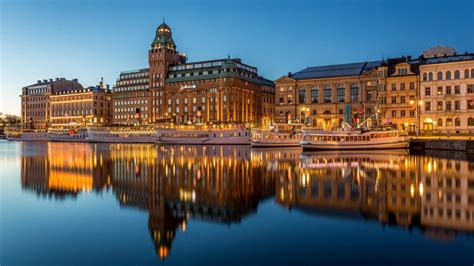 Radisson Blu Strand Hotel reflection (Stockholm, Sweden) - backiee