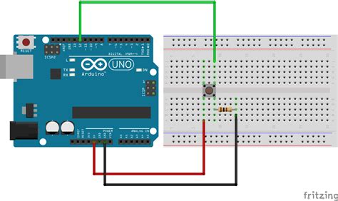 Arduino tutorial 5 - Control LED with pushbutton on Arduino