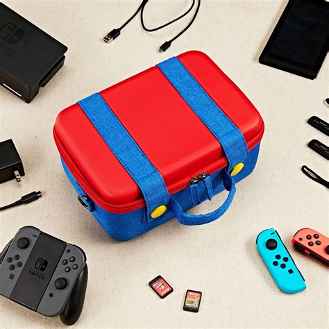 Nintendo Switch Carrying Case for Mario Console & Accessories-Funlab