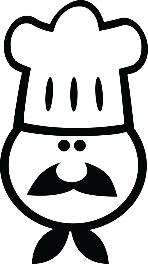 Chef Hat Outline - ClipArt Best