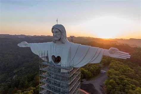 Christ The Redeemer At Sunrise