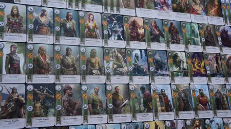 GWENT/GWINT CARDS (5 DECKS) 612 CARDS Witcher 3 FULL SET (ENG EDITION ...