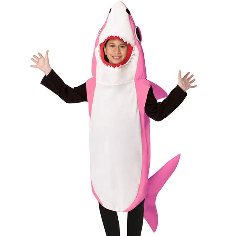 Pink Shark Halloween Kids Costume, Child, Size 7-10 - Walmart.com