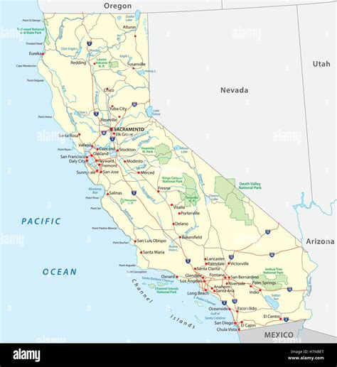 Map Of California Showing Counties