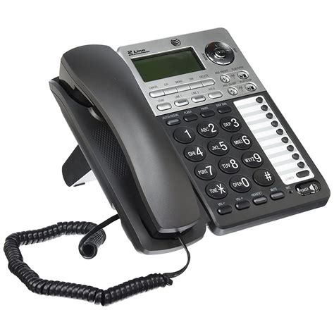 AT&T ML17939 2-Line Corded Telephone with Digital Answering System and ...