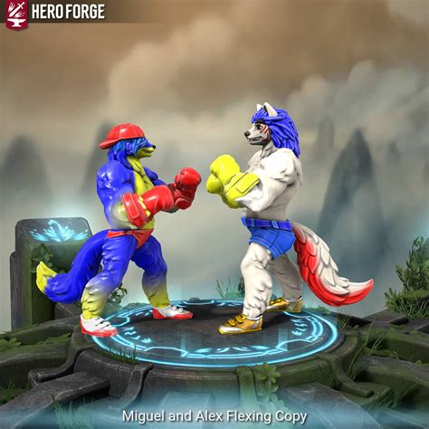 Miguel the wolf vs Alex the fox boxing by miguelsilva12 on DeviantArt