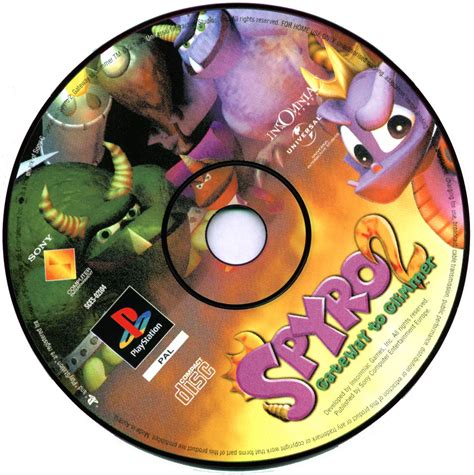 Spyro 2 - Gateway to Glimmer PSX cover