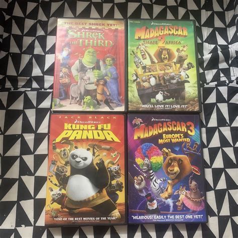 Dreamworks Dvd Lot De Shrek Kung Fu Panda Madagascar Eur | My XXX Hot Girl