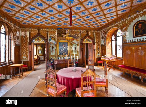 Romantic germany castle interior Stock Photo - Alamy