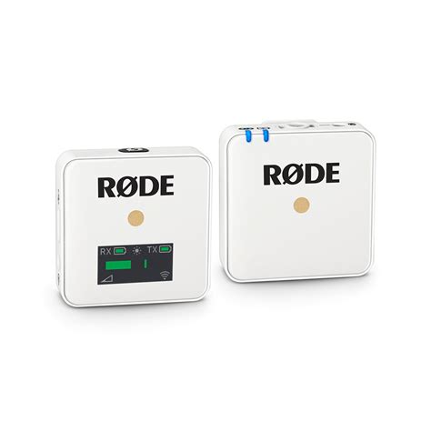 Rode Wireless Go – Compact Wireless Microphone System, Transmitter and Receiver (White ...