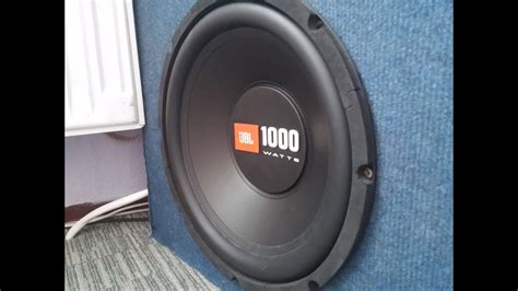 JBL Subwoofer Bass Test - YouTube