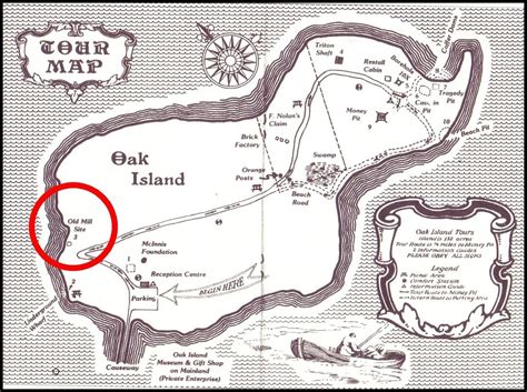 Oak Island Sawmill: we think you'll get the point | Oak island, Oak island map, Oak island mystery