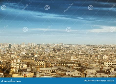 Paris cityscape stock image. Image of paris, blue, destination - 27066001