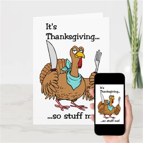 Funny Thanksgiving card | Zazzle