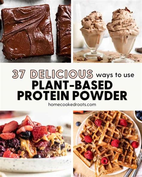 37 Easy Plant-Based Protein Powder Recipes - Home-Cooked Roots