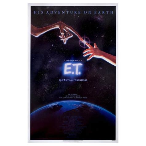 E.T. the Extra-Terrestrial 1982 U.S. One Sheet Film Poster in 2022 ...