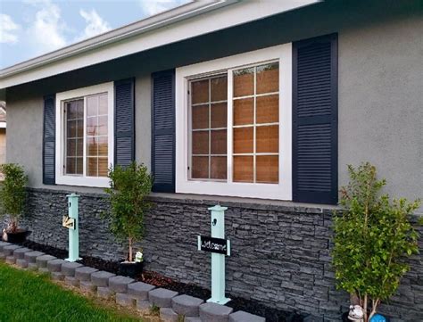 Exterior Vinyl Louvered Shutters - Shutterland Exterior Shutters ...