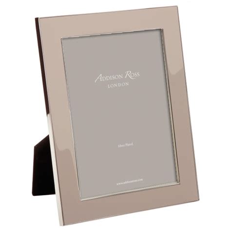 Addison Ross Pebble Enamel Silver Frame