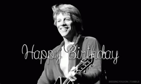 Jon Bon Jovi Singing Happy Birthday GIFs | Tenor