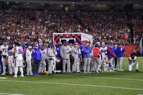 Buffalo Bills' Hamlin Collapses On Field, Gets CPR; Game Suspended