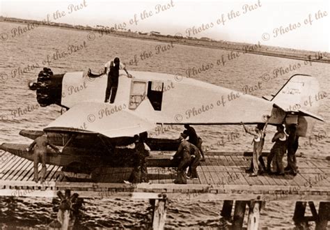 First W34 Junkers seaplane being launched, Point Cook Vic. c1947- 48 – Photos of the Past