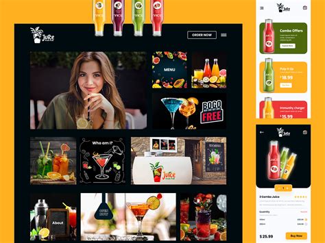 Mocktail Shop designs, themes, templates and downloadable graphic elements on Dribbble