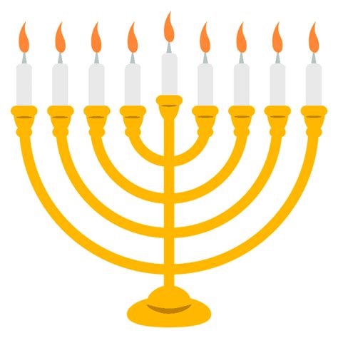 Menorah emoji clipart. Free download transparent .PNG | Creazilla