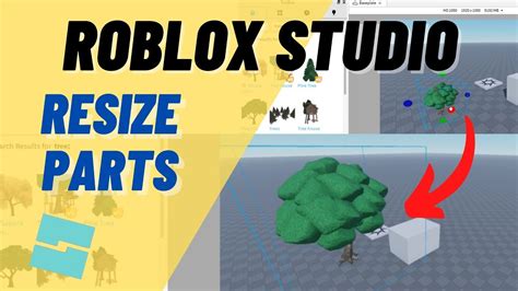 Roblox Studio How to Scale Parts and Models, Make Things Bigger or Smaller - YouTube